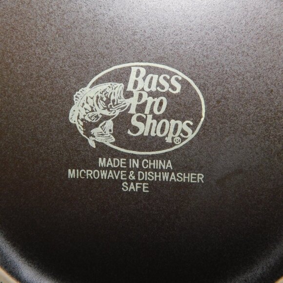 Bass Pro Shops Brown Cream Teal Stoneware Canoe Soup Cereal Bowl - Picture 5 of 5